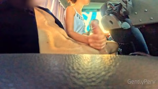 PUBLIC BUS ADVENTURE: I show my hard cock to a sexy cutie lady…she can’t resist.